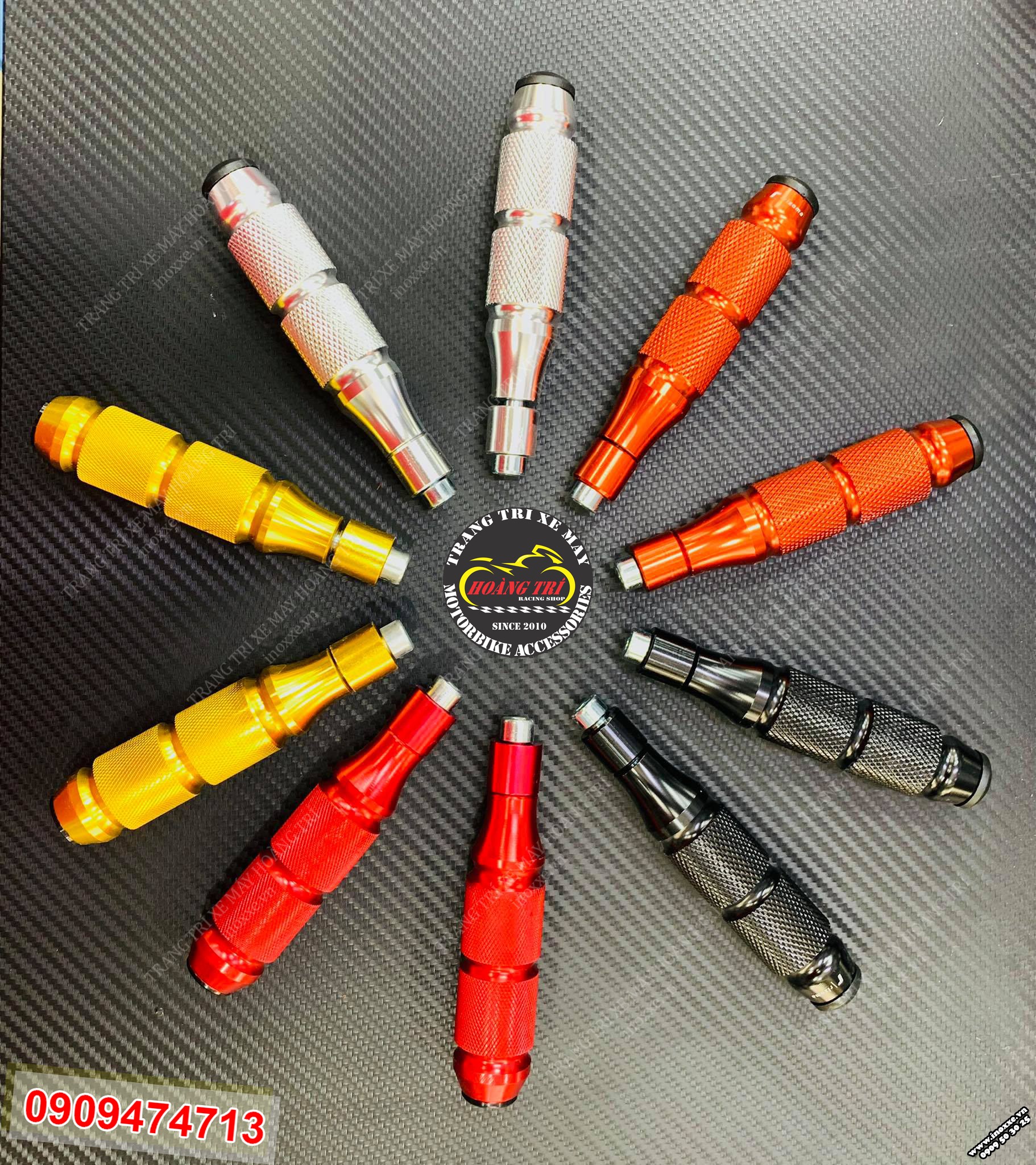 Gù chống đổ xe máy - Mẫu K10
